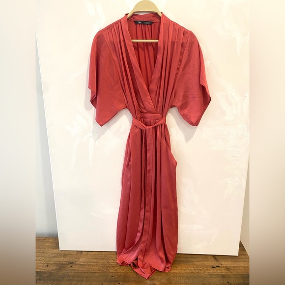 Zara Dresses & Skirts - Zara Kimono Style Midi Dress